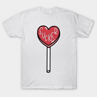 Candy Heart "Sucker" Lollipop T-Shirt